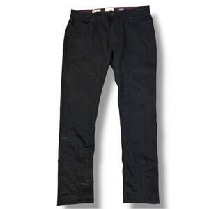 Scott James Slim Fit Stretch Pants Men's 38x32 Black 5-Pocket